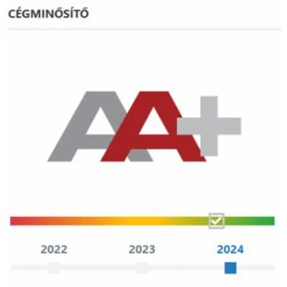 AA+ cégminősítés — Tradevance Kft.